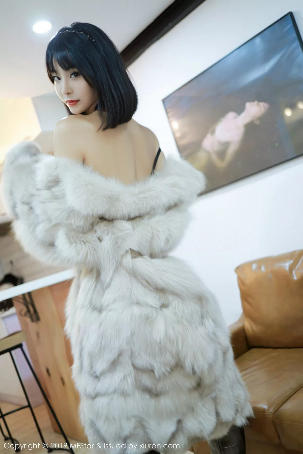 [MFStar模范学院]第242期蓝夏写真-秀人资源网